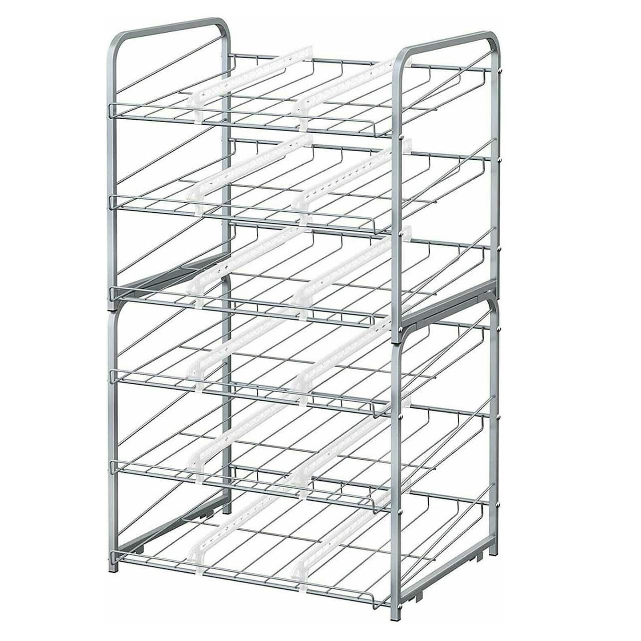 NEX™ 3-Tier Stackable Soda Can Rack Organizer, 2 Pack